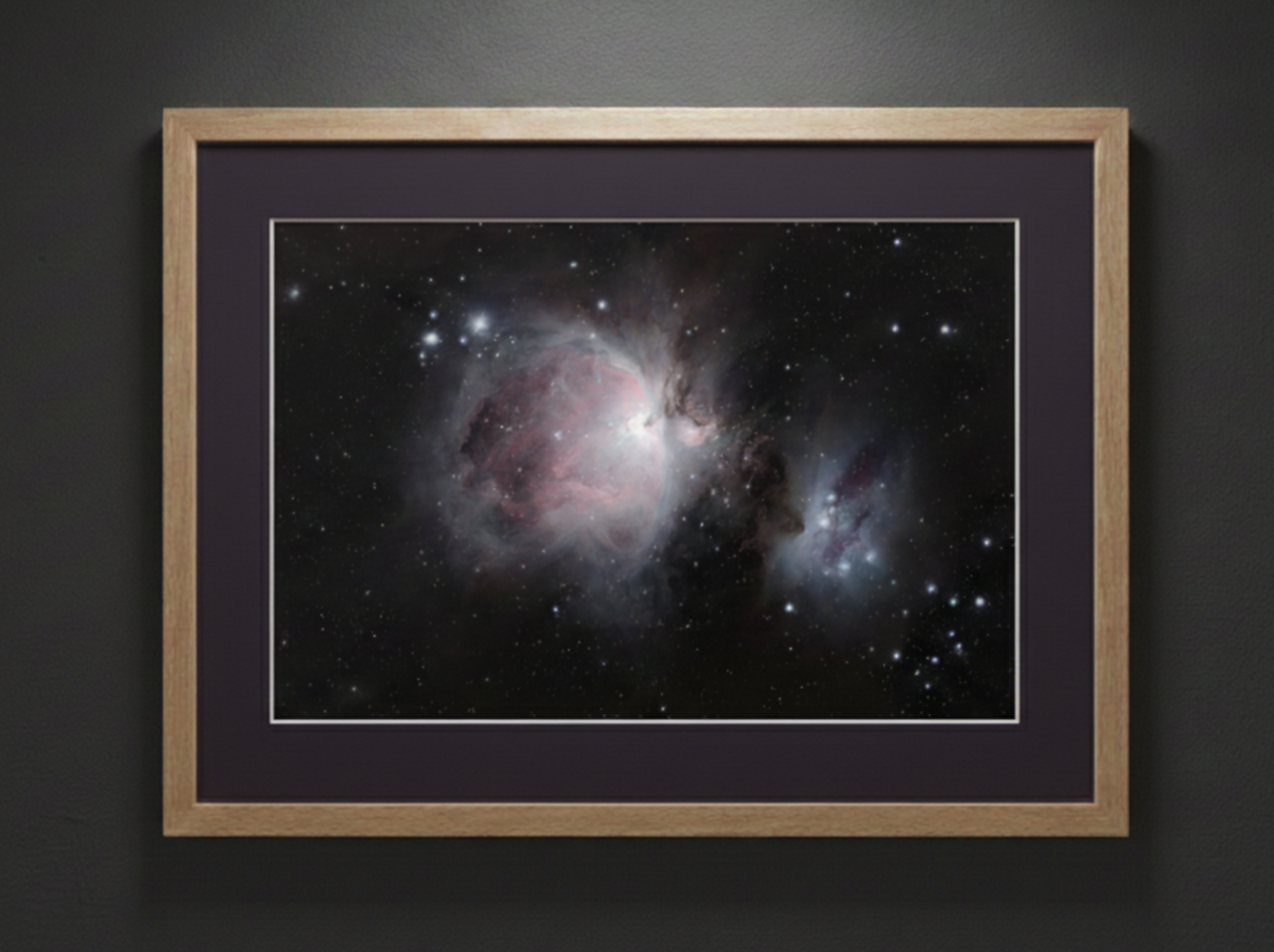 Framed astrophotograph 1