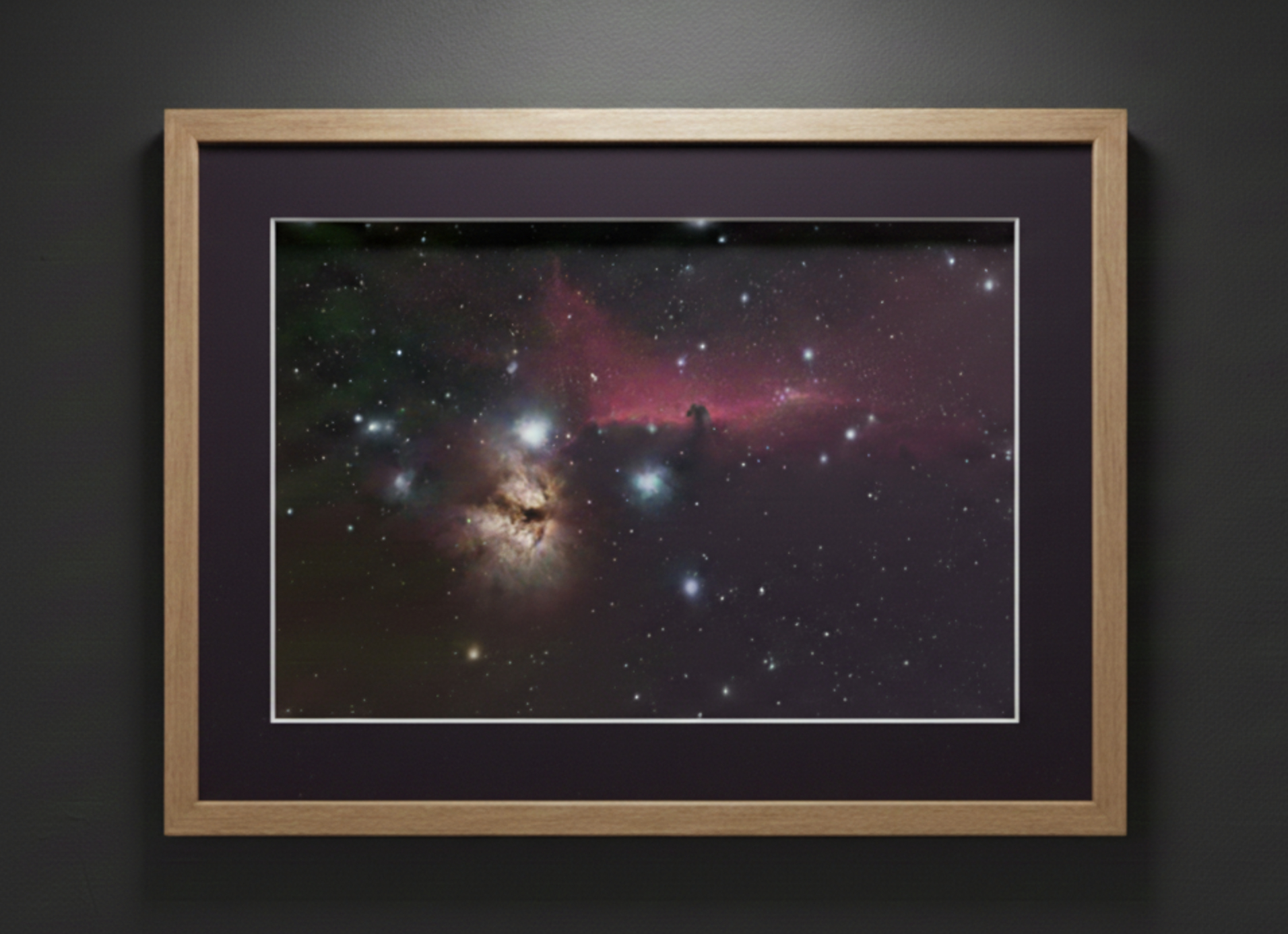 Framed astrophotograph 2